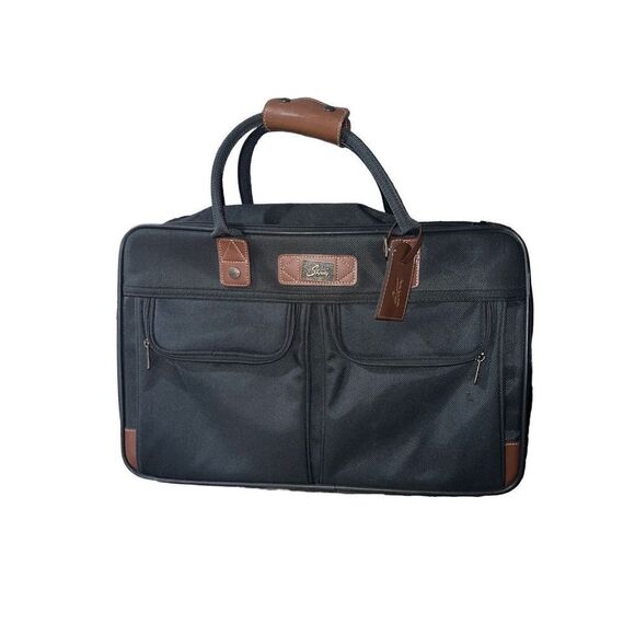 Vintage Skyway Green Traveling Bag Luggage